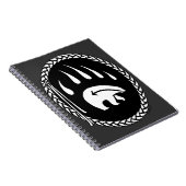 Tribaal Beer Notitieboek Native Beer Art Notitiebo (Rechterzijde)