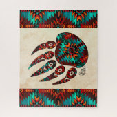 Tribaal Beer Paw Jigzaag Puzzle Legpuzzel (Verticaal)