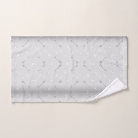 Tribaal Beer zwart en grijs Bad Handdoek (Handdoek)