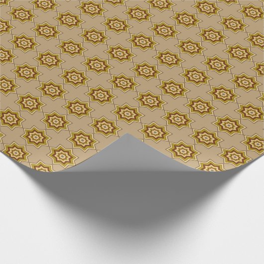 Tribaal chocoladewerkpapier cadeaupapier (Hoek)