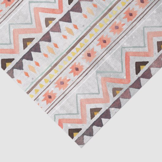 Tribaal, etnisch, Boho, Western, natief tissuepapi Tissuepapier (Detail)