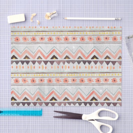 Tribaal, etnisch, Boho, Western, natief tissuepapi Tissuepapier (Craft)