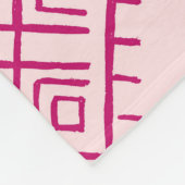 Tribaal etnisch: decoratief abstract. fleece deken (Hoek)