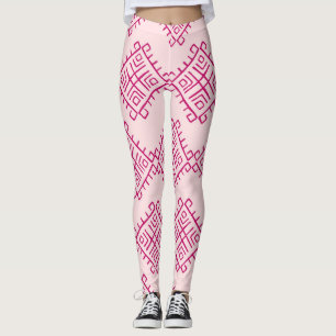 Tribaal etnisch: decoratief abstract. leggings