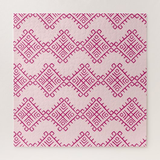 Tribaal etnisch: decoratief abstract. legpuzzel (Verticaal)