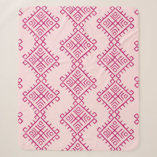 Tribaal etnisch: decoratief abstract. sherpa deken