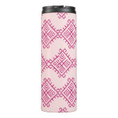 Tribaal etnisch: decoratief  abstract. thermosbeker (Achterkant)