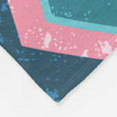 Tribaal etnisch, naadloos patroon fleece deken (Hoek)