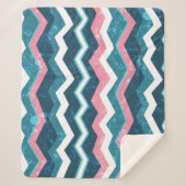 Tribaal etnisch, naadloos patroon sherpa deken (Voorkant)