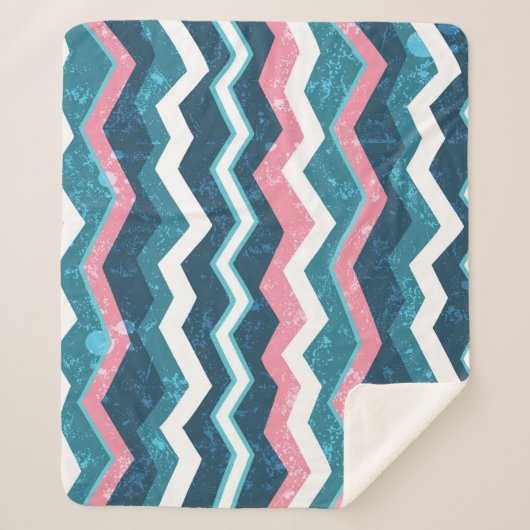 Tribaal etnisch, naadloos patroon sherpa deken (Voorkant)