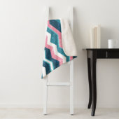 Tribaal etnisch, naadloos patroon sherpa deken (In situ)