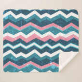 Tribaal etnisch, naadloos patroon sherpa deken (Voorkant (horizontaal))