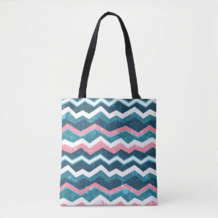 Tribaal etnisch, naadloos patroon tote bag