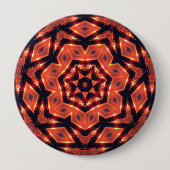 tribaal-geometrik ronde button 4,0 cm (Voorkant)