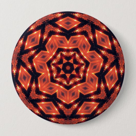 tribaal-geometrik ronde button 4,0 cm (Voorkant)