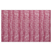 Tribaal geweven wit op rode lijnen stof (Fat Quarter)