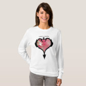 tribaal hart t-shirt (Voorkant volledig)