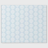 Tribaal masker - Licht blauw glanzend omslagpapier Cadeaupapier (Vlak)