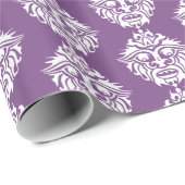 Tribaal masker - Paars glanzend papier, 30 x Cadeaupapier (Rol Hoek)