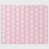 Tribaal masker - Roze glanzend omslagpapier, 30 x  Cadeaupapier (Vlak)