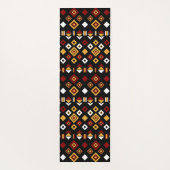 tribaal monochrome hexagon yogamat (Achterkant)