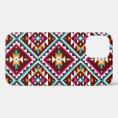 Tribaal naadloos kleurrijk geometrisch patroon Case-Mate iPhone case (Achterkant (horizontaal))
