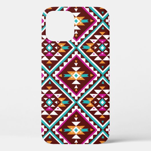 Tribaal naadloos kleurrijk geometrisch patroon Case-Mate iPhone case (Achterkant)