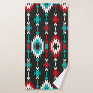 Tribaal naadloos kleurrijk geometrisch patroon. Et Badhanddoek