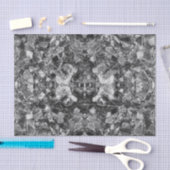 Tribaal Native Black White Disted Art-ontwerp Tissuepapier (Craft)