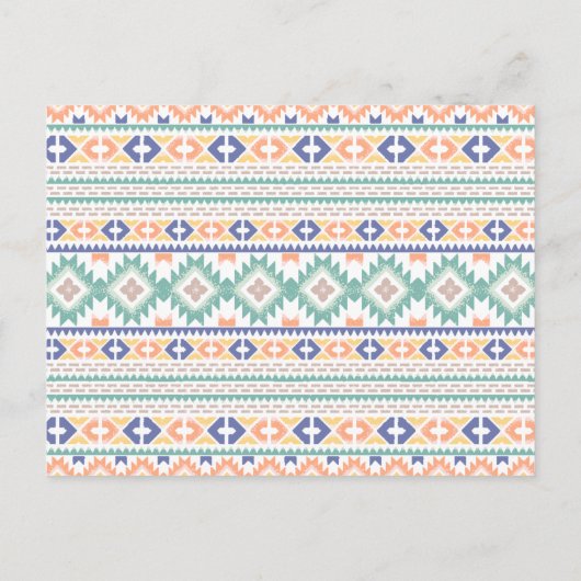 Tribaal Oerwoud Dieren Moderne olifant Baby shower Uitnodiging Briefkaart (Achterkant)