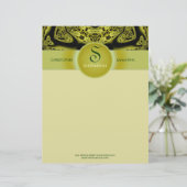 Tribaal Oerwoud (hij)Kunst personaliseert Statione Briefhoofd Sjabloon (Staand voorkant)