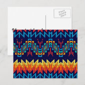 Tribaal ontwerp abstract ontwerp briefkaart (Voorkant / Achterkant)