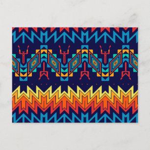 Tribaal ontwerp abstract ontwerp briefkaart