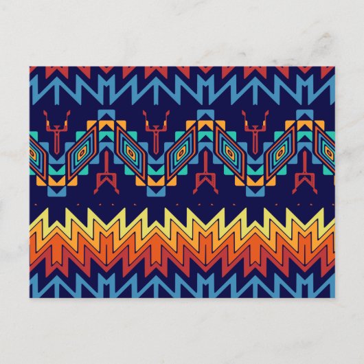 Tribaal ontwerp abstract ontwerp briefkaart (Voorkant)