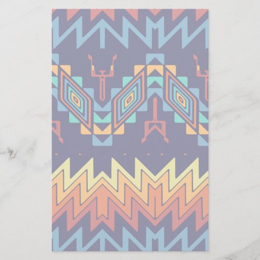Tribaal ontwerp abstract ontwerp briefpapier (Voorkant)