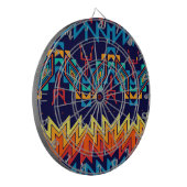 Tribaal ontwerp abstract ontwerp dartbord (Voorkant Links)