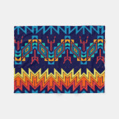 Tribaal ontwerp abstract ontwerp fleece deken (Voorkant (Horizontaal))