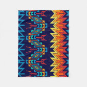 Tribaal ontwerp abstract ontwerp fleece deken (Voorkant)