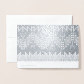 Tribaal ontwerp abstract ontwerp folie kaarten (Met envelop)