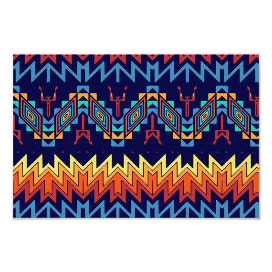 Tribaal ontwerp abstract ontwerp foto afdruk (Voorkant)