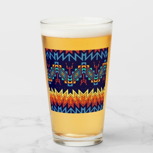 Tribaal ontwerp abstract ontwerp glas (Voorkant gevuld)