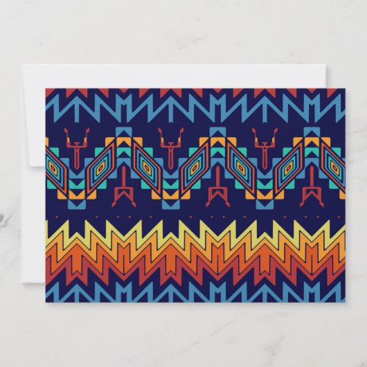 Tribaal ontwerp abstract ontwerp kaart (Voorkant)