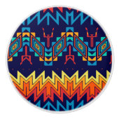 Tribaal ontwerp abstract ontwerp keramische knop (Voorkant)