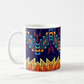 Tribaal ontwerp abstract ontwerp koffiemok (Links)