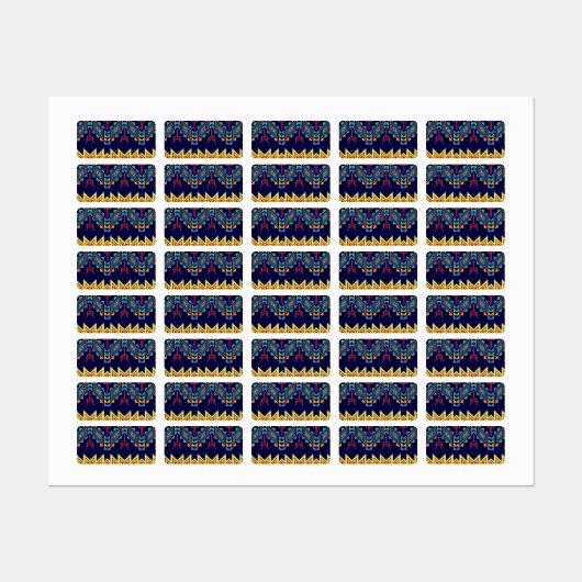 Tribaal ontwerp abstract ontwerp labels (Vel)