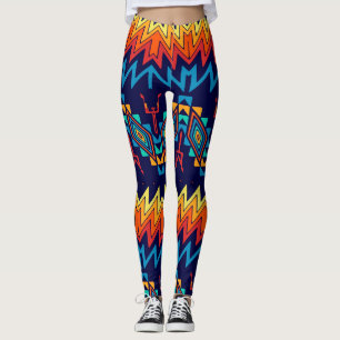 Tribaal ontwerp abstract ontwerp leggings