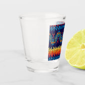 Tribaal ontwerp abstract ontwerp shot glas (Links)