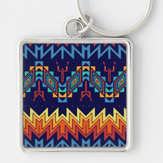 Tribaal ontwerp abstract ontwerp sleutelhanger (Voorkant)