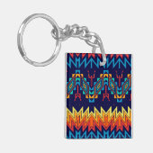 Tribaal ontwerp abstract ontwerp sleutelhanger (Voorkant Links)