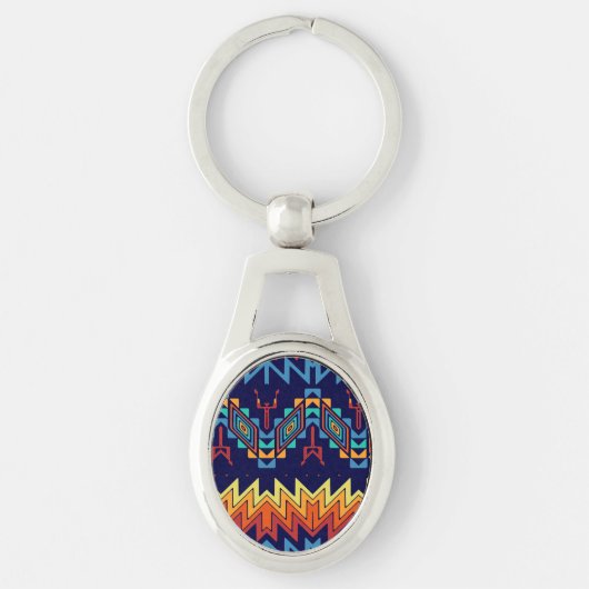 Tribaal ontwerp abstract ontwerp sleutelhanger (Voorkant)